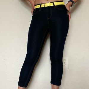 No Boundaries Mid Rise Skinny Ankle Crop Jeans